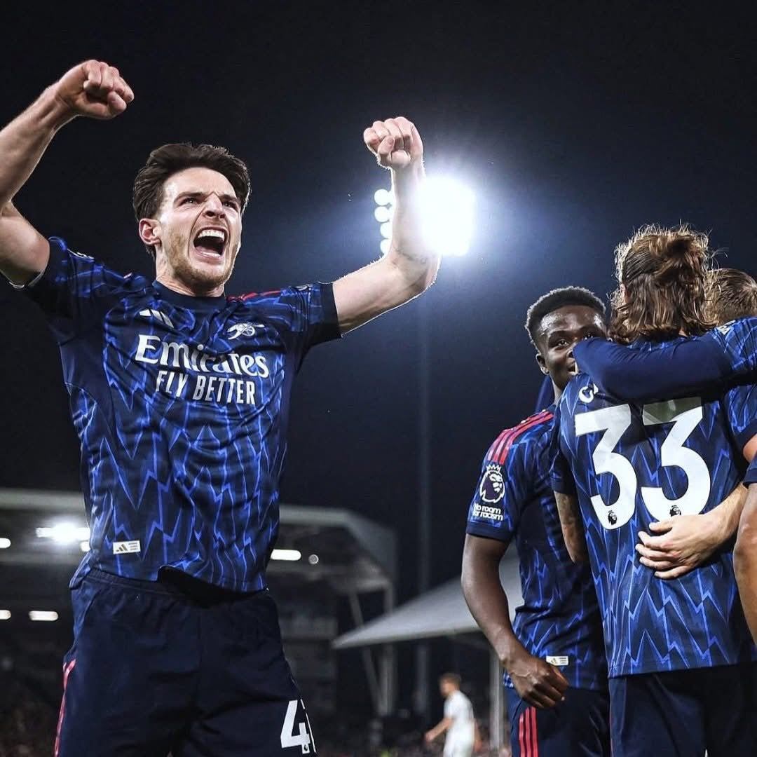 Arsenal 2025/26 Rice Away Jersey
