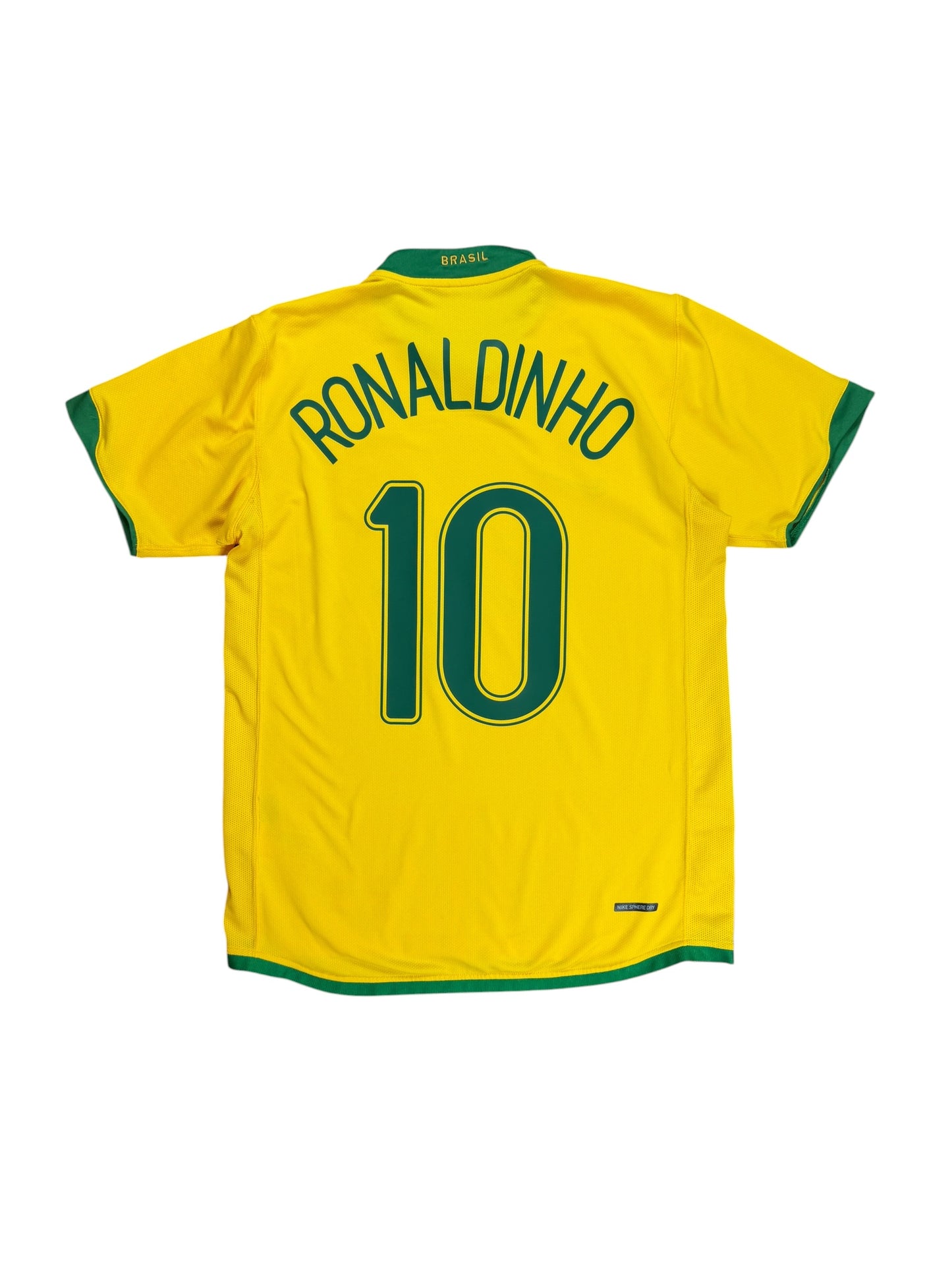 Brazil 2006 Ronaldinho Home Jersey