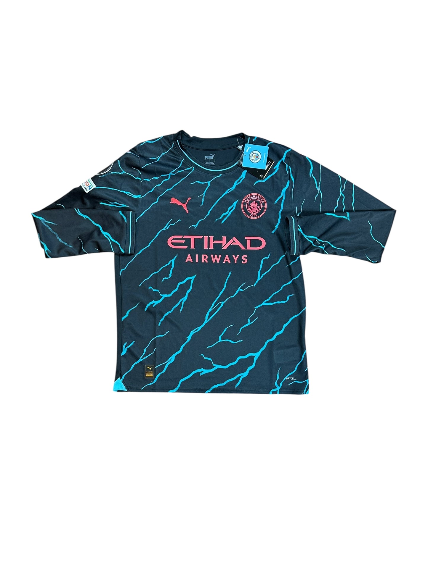 Manchester City 2023/24 De Bruyne Long Sleeve Third Jersey