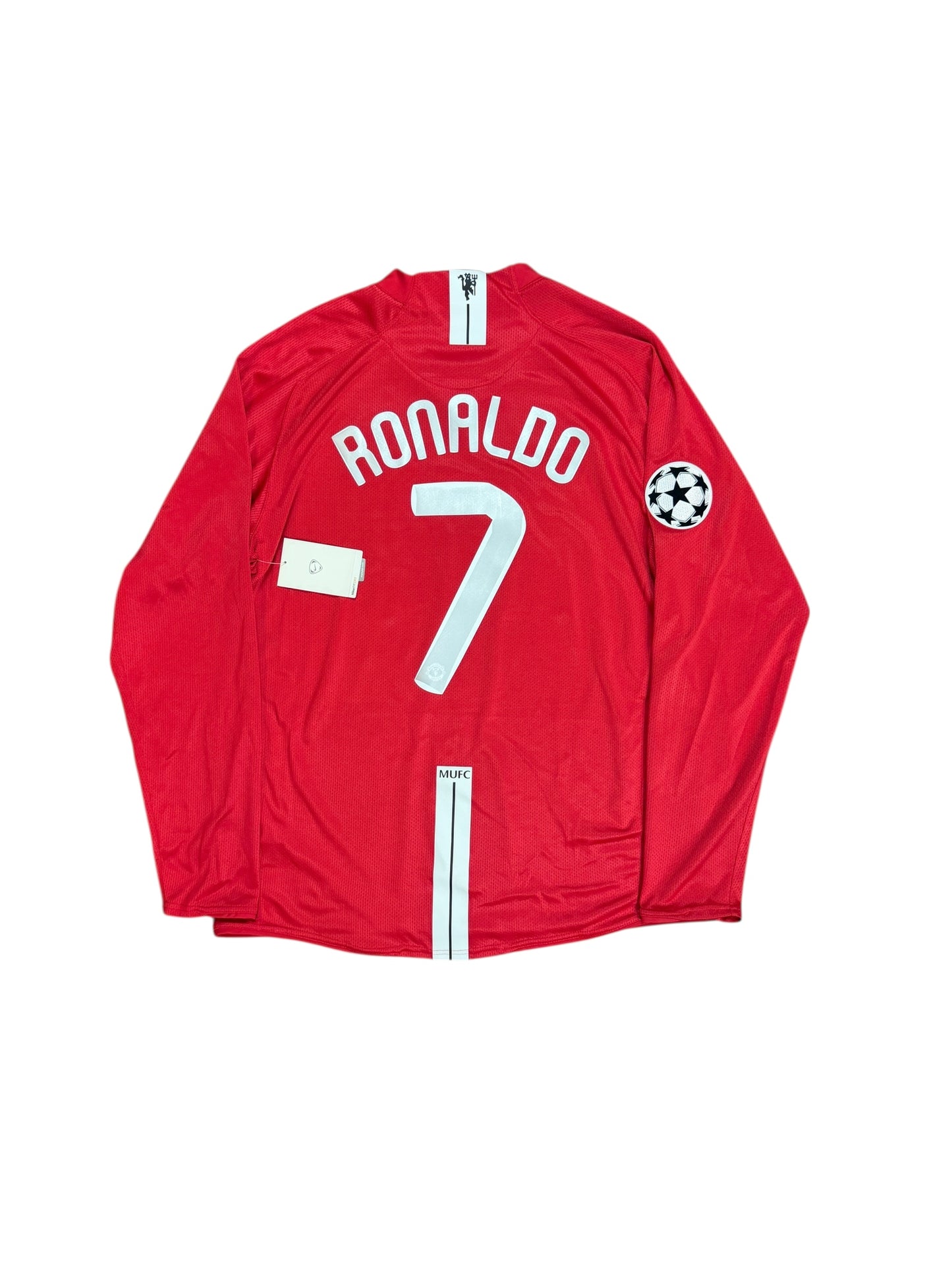 Manchester United 2007/08 Cristiano Ronaldo Long Sleeve Home Jersey