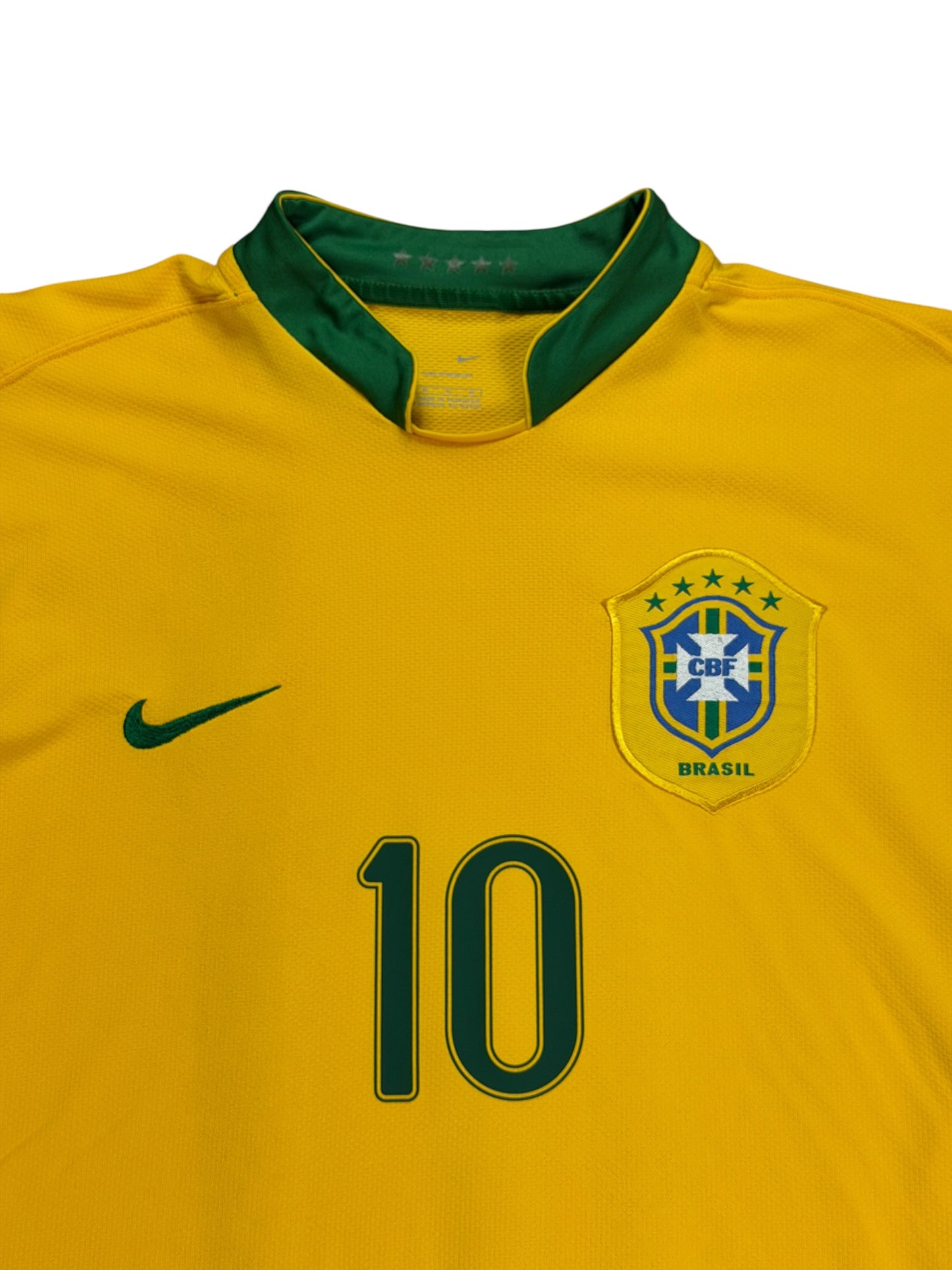 Brazil 2006 Ronaldinho Home Jersey