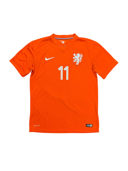 Netherlands 2014 Robben Home Jersey