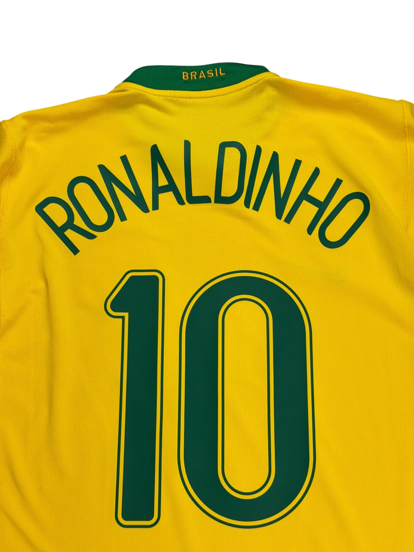 Brazil 2006 Ronaldinho Home Jersey