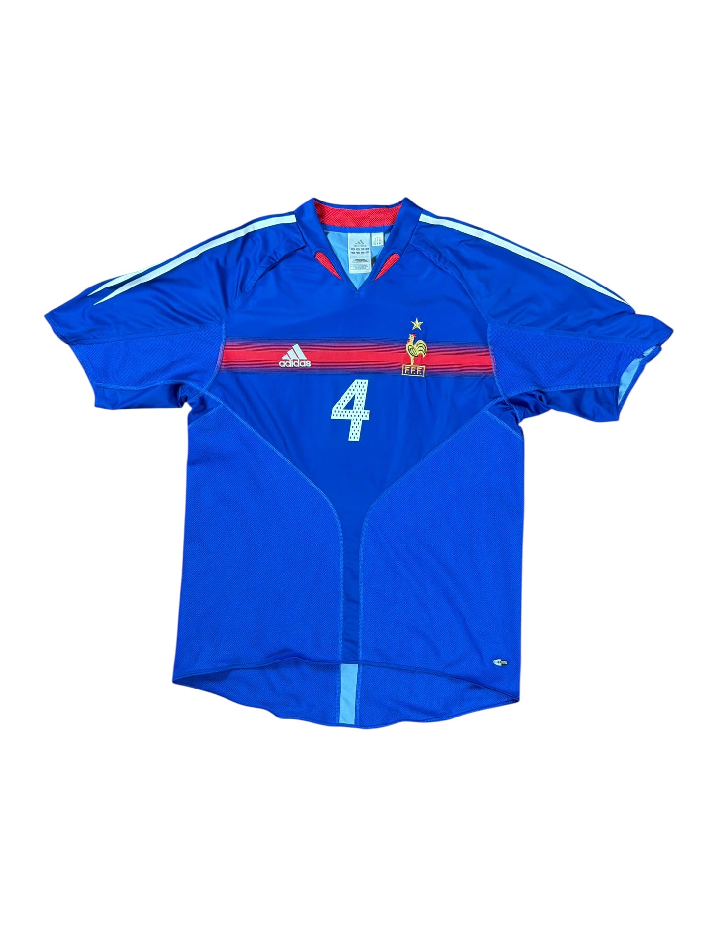 France 2004 Vieira Home Jersey