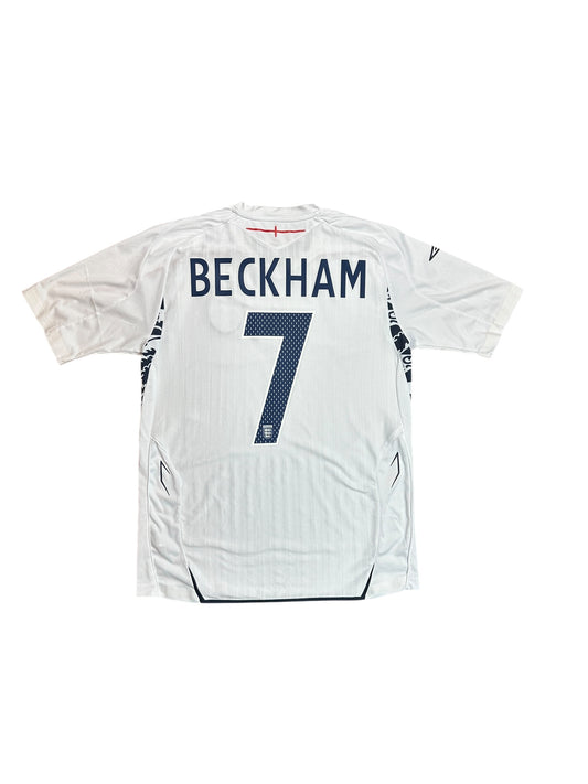 England 2007/09 Beckham Home Jersey
