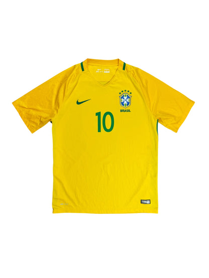 Brazil 2016 Neymar Home Jersey