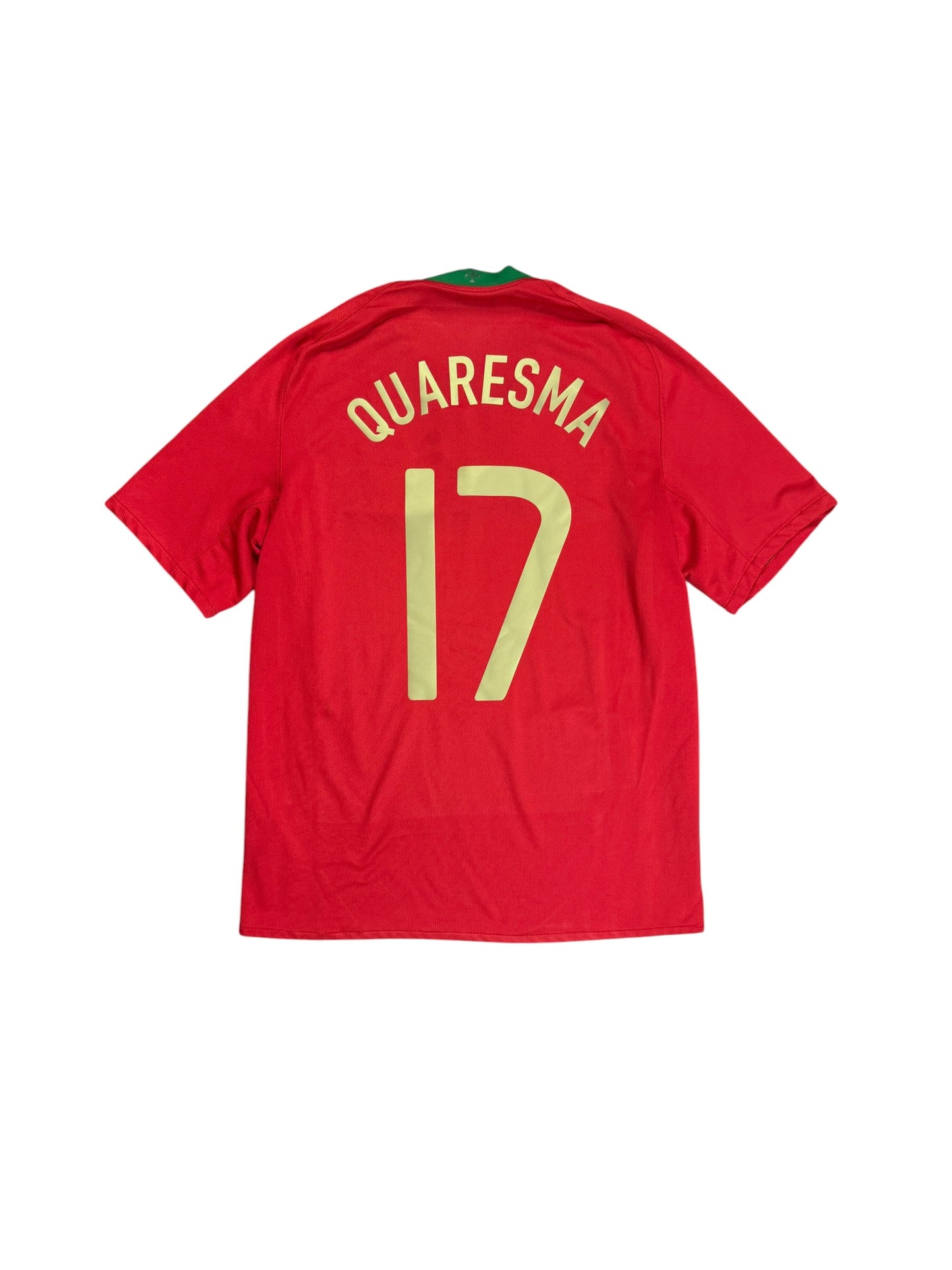 Portugal 2008 Quaresma Home Jersey