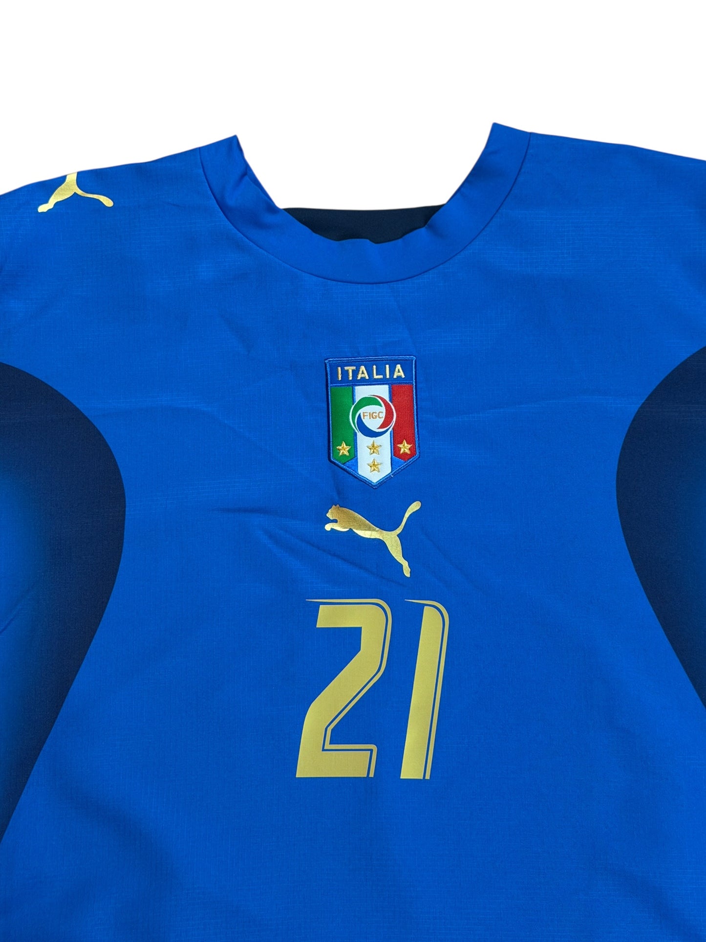Italy 2006 Pirlo Home Jersey