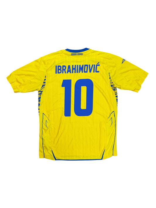 Sweden 2008 Ibrahimovic Home Jersey