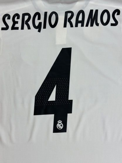 Real Madrid 2018/19 Sergio Ramos Home Jersey (Player Version)