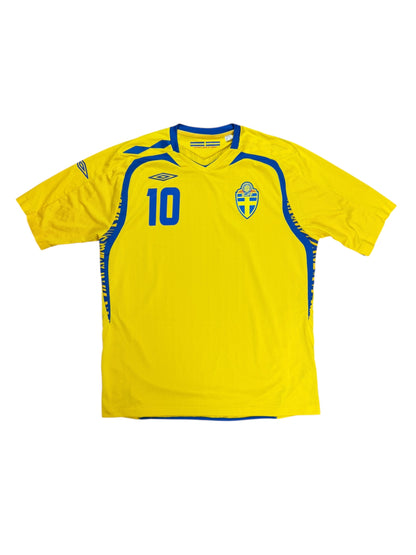 Sweden 2007/09 Ibrahimovic Home Jersey