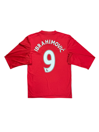 Manchester United 2016/17 Ibrahimovic Long Sleeve Home Jersey