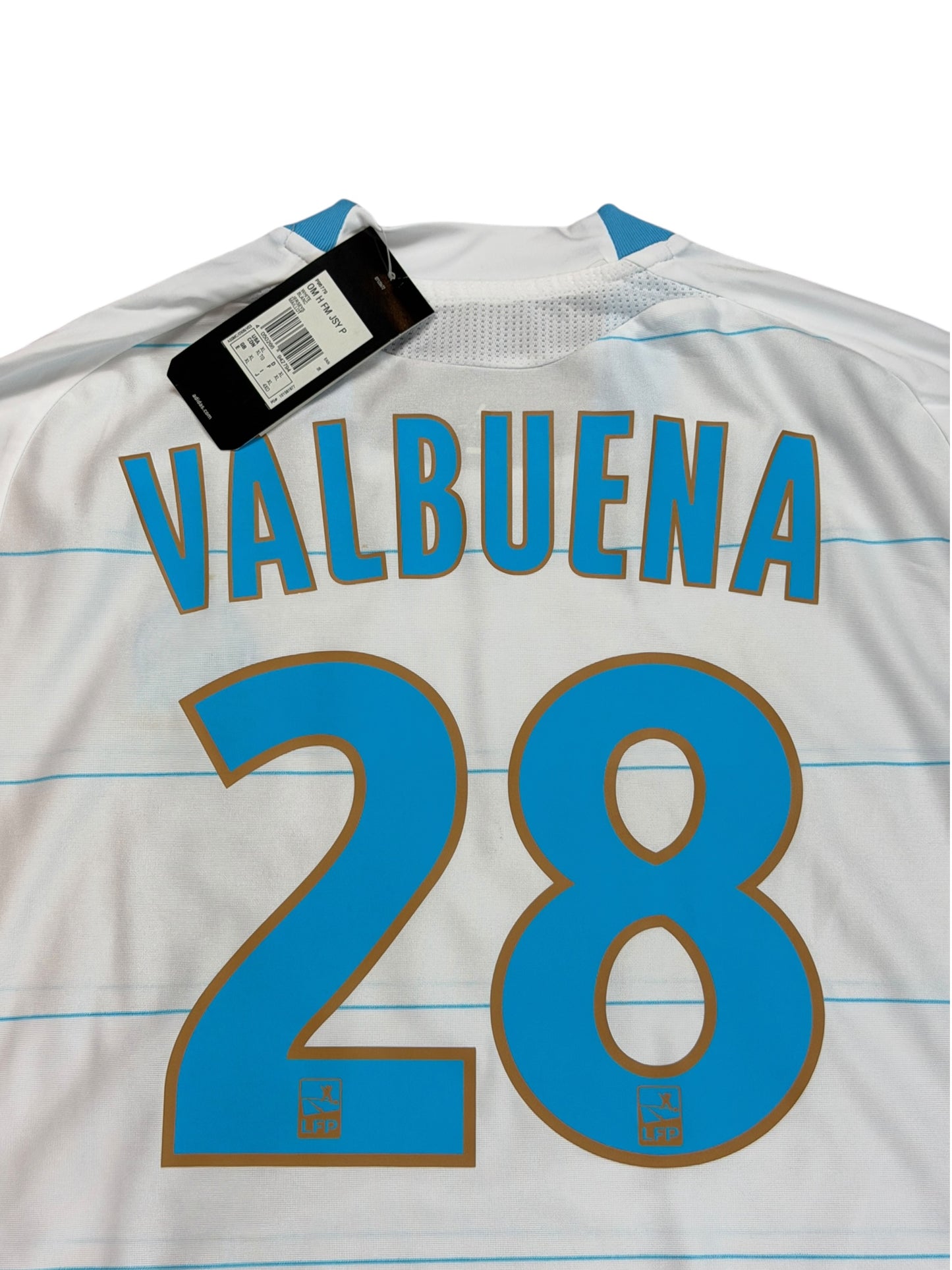 Marseille 2010/11 Valbuena Home Jersey (Player Version)