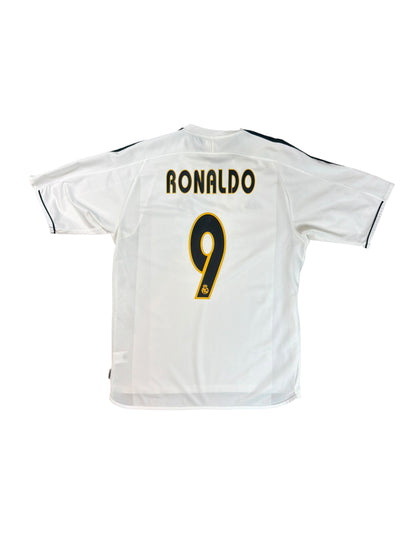 Real Madrid 2003/04 Ronaldo Home Jersey