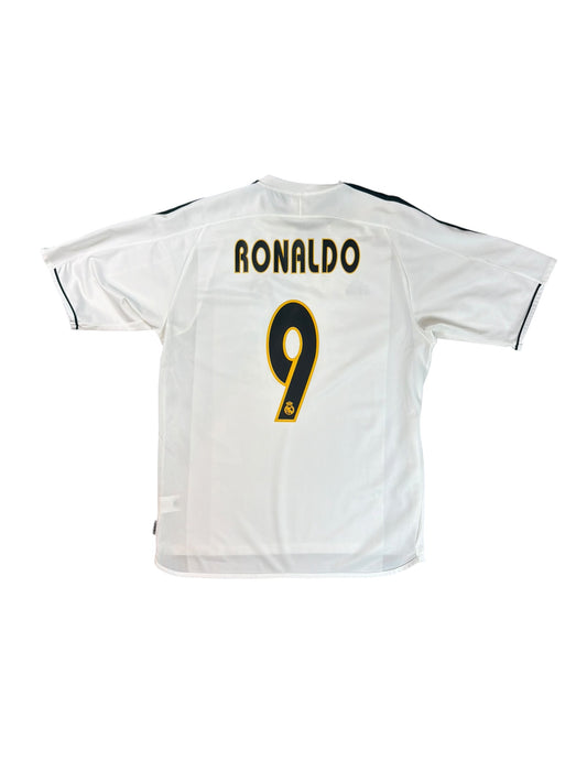 Real Madrid 2003/04 Ronaldo Home Jersey