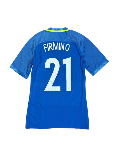 Brazil 2016 Firmino Away Jersey (Player Issue)