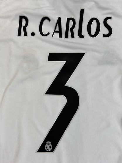 Real Madrid 2005/06 Roberto Carlos Home Jersey