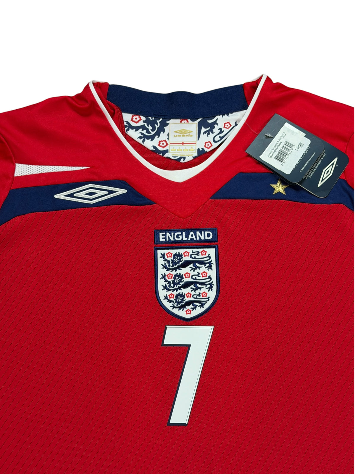 England 2008/10 Beckham Away Jersey