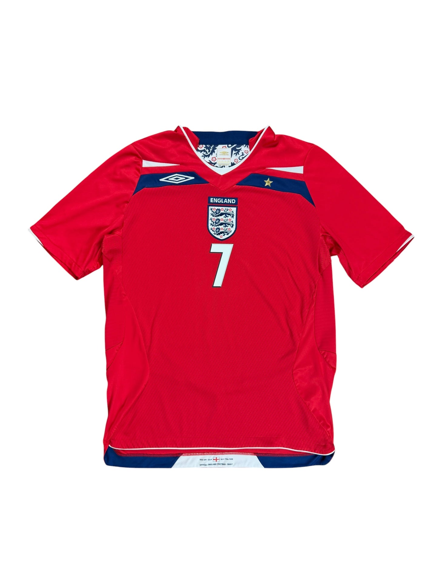 England 2008 Beckham Away Jersey