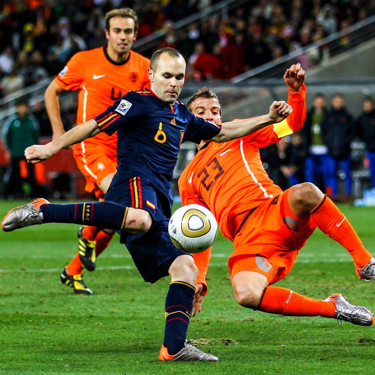 Spain 2010 Iniesta Away Jersey