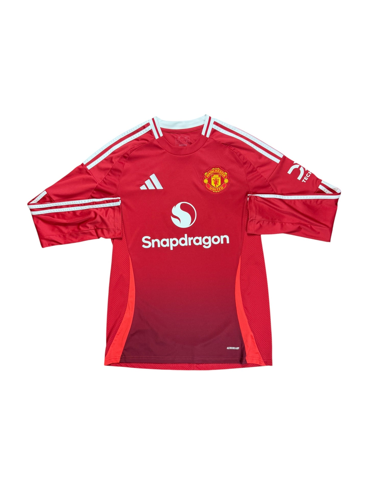 Manchester United 2024/25 Bruno Fernandes Long Sleeve Home Jersey