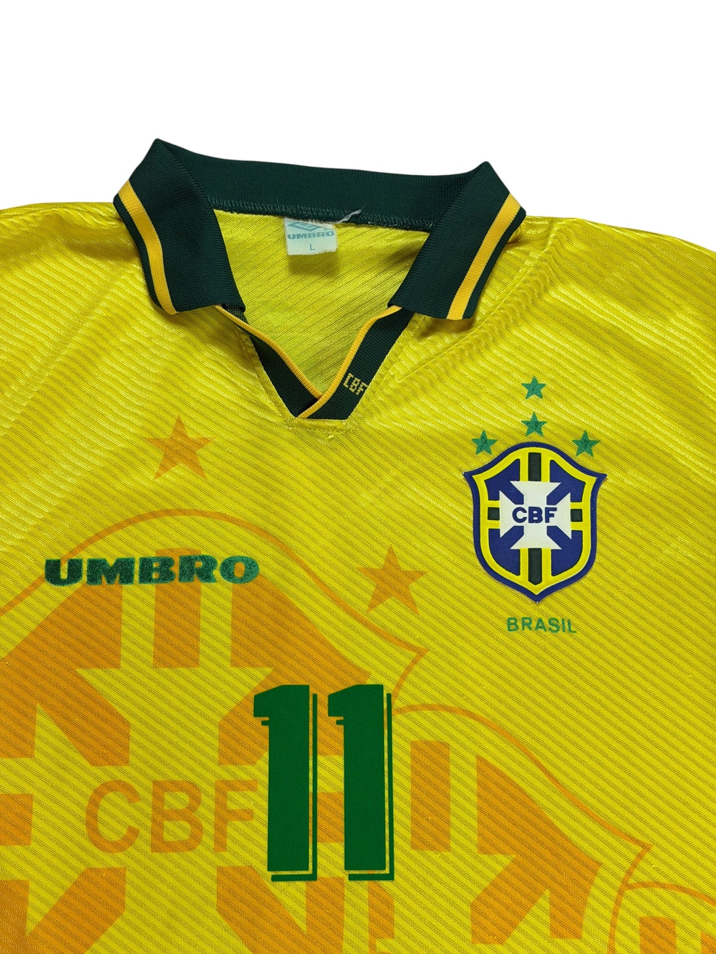 Brazil 1994 Romario Home Jersey