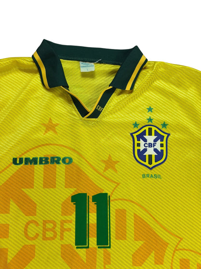 Brazil 1994 Romario Home Jersey