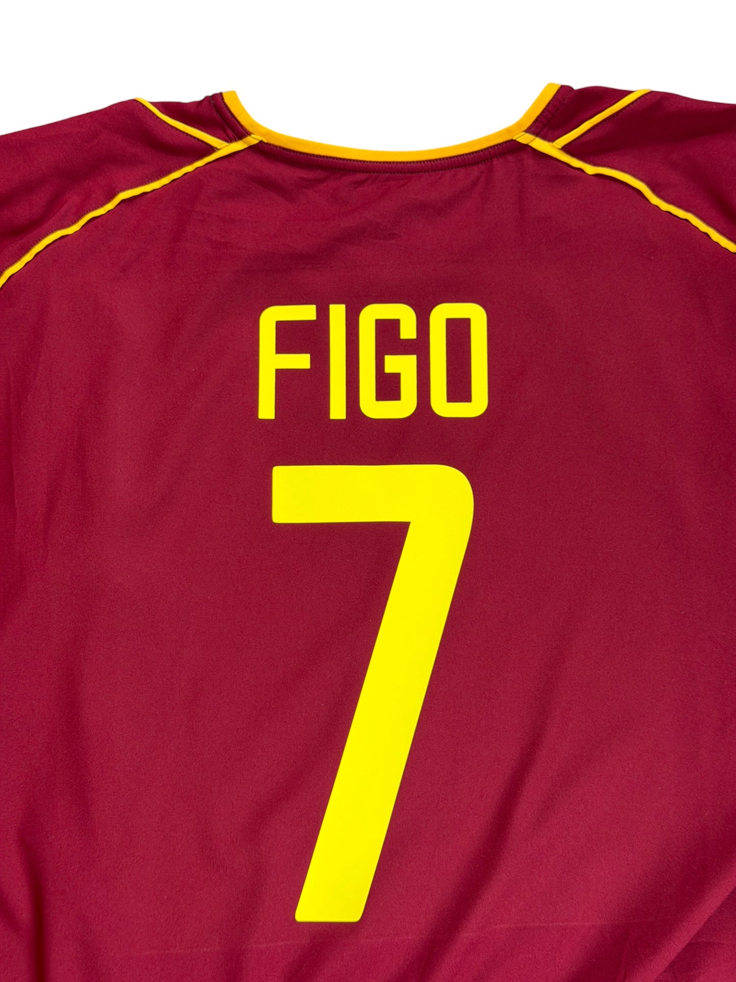 Portugal 2002 Figo Home Jersey (Player Version)