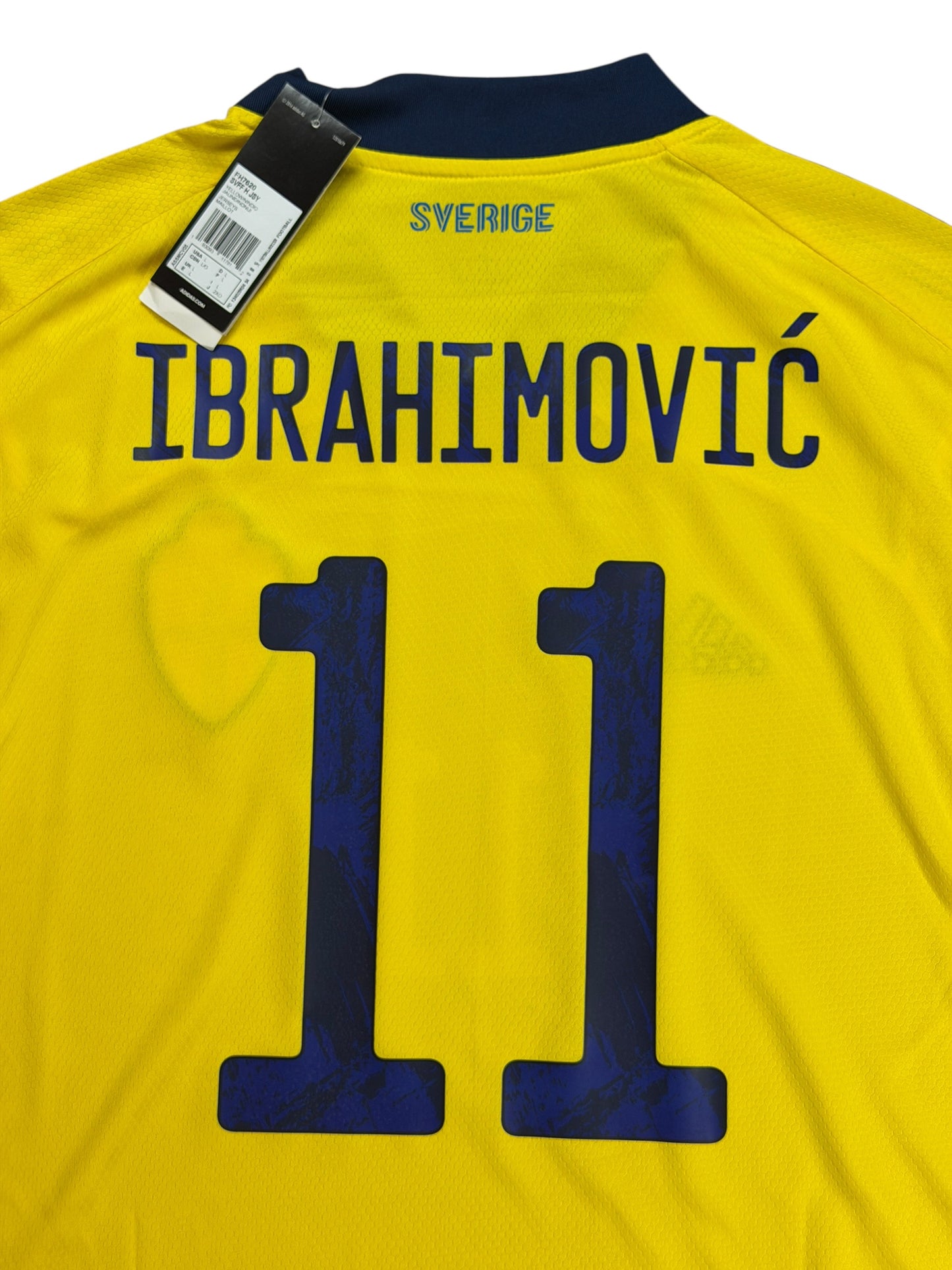 Sweden 2020 Ibrahimovic Home Jersey