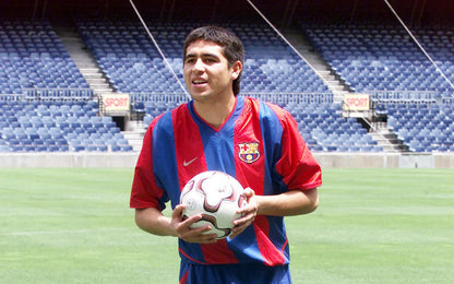 Barcelona 2002/03 Riquelme Home Jersey