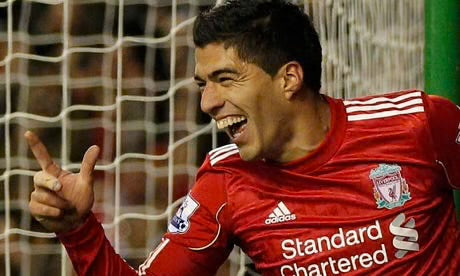 Liverpool 2010/11 Suarez Home Jersey