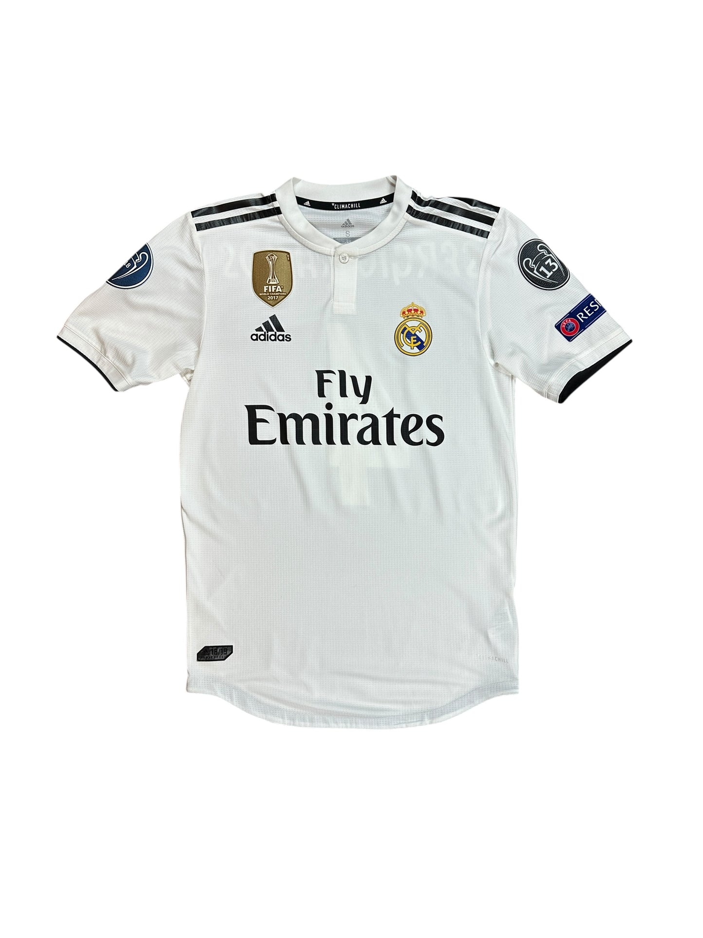 Real Madrid 2018/19 Sergio Ramos Home Jersey (Player Version)