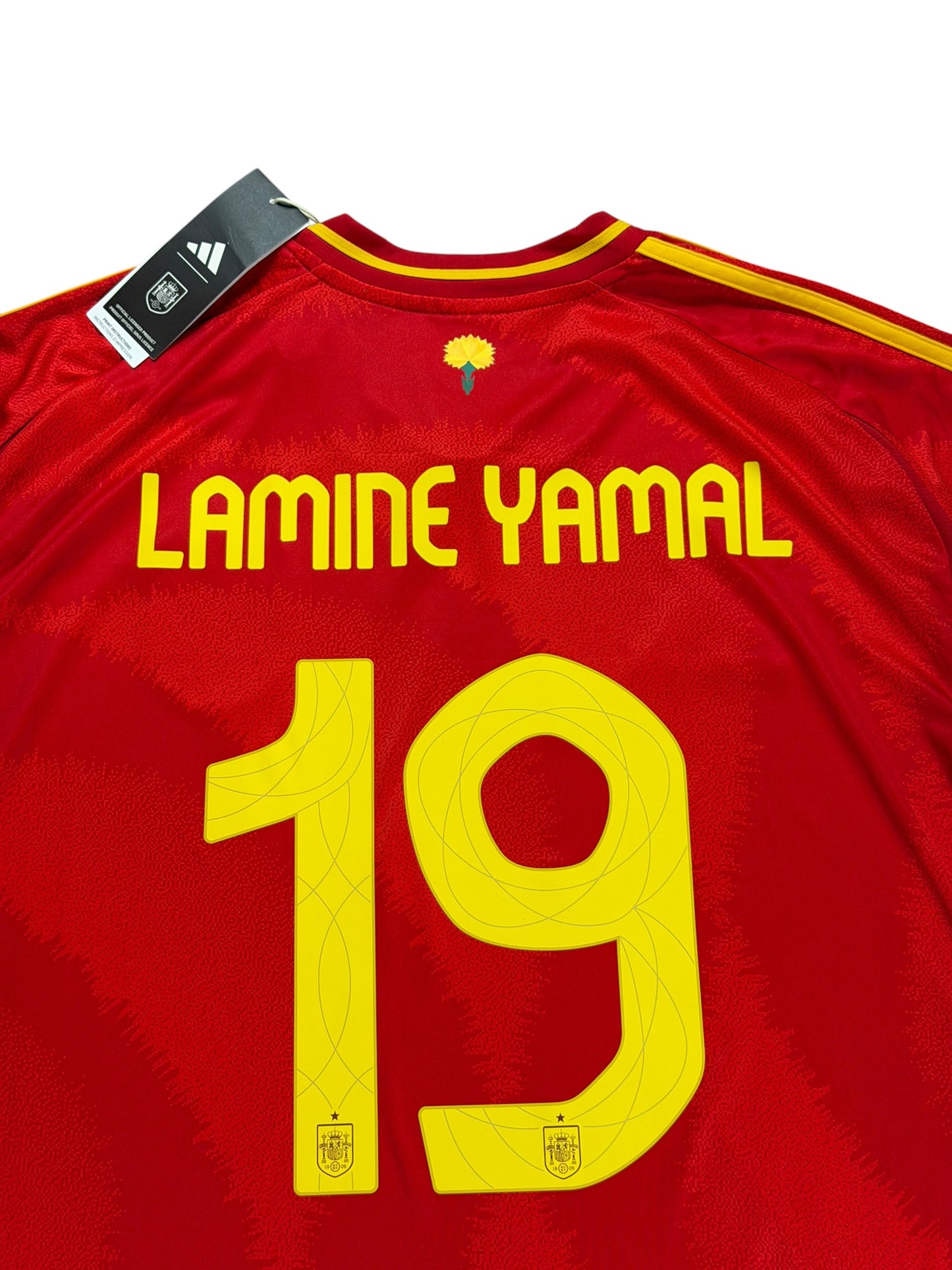 Spain 2024 Lamine Yamal Home Jersey