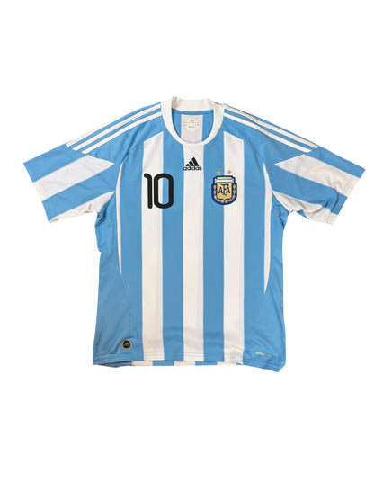 Argentina 2010 Messi Home Jersey