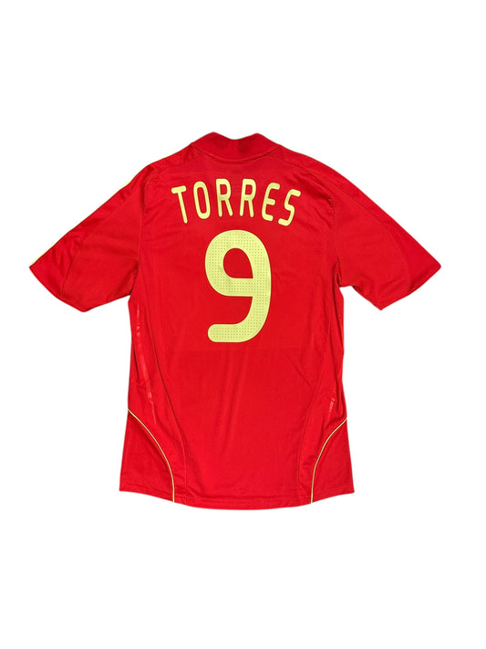 Spain 2008 Torres Home Jersey