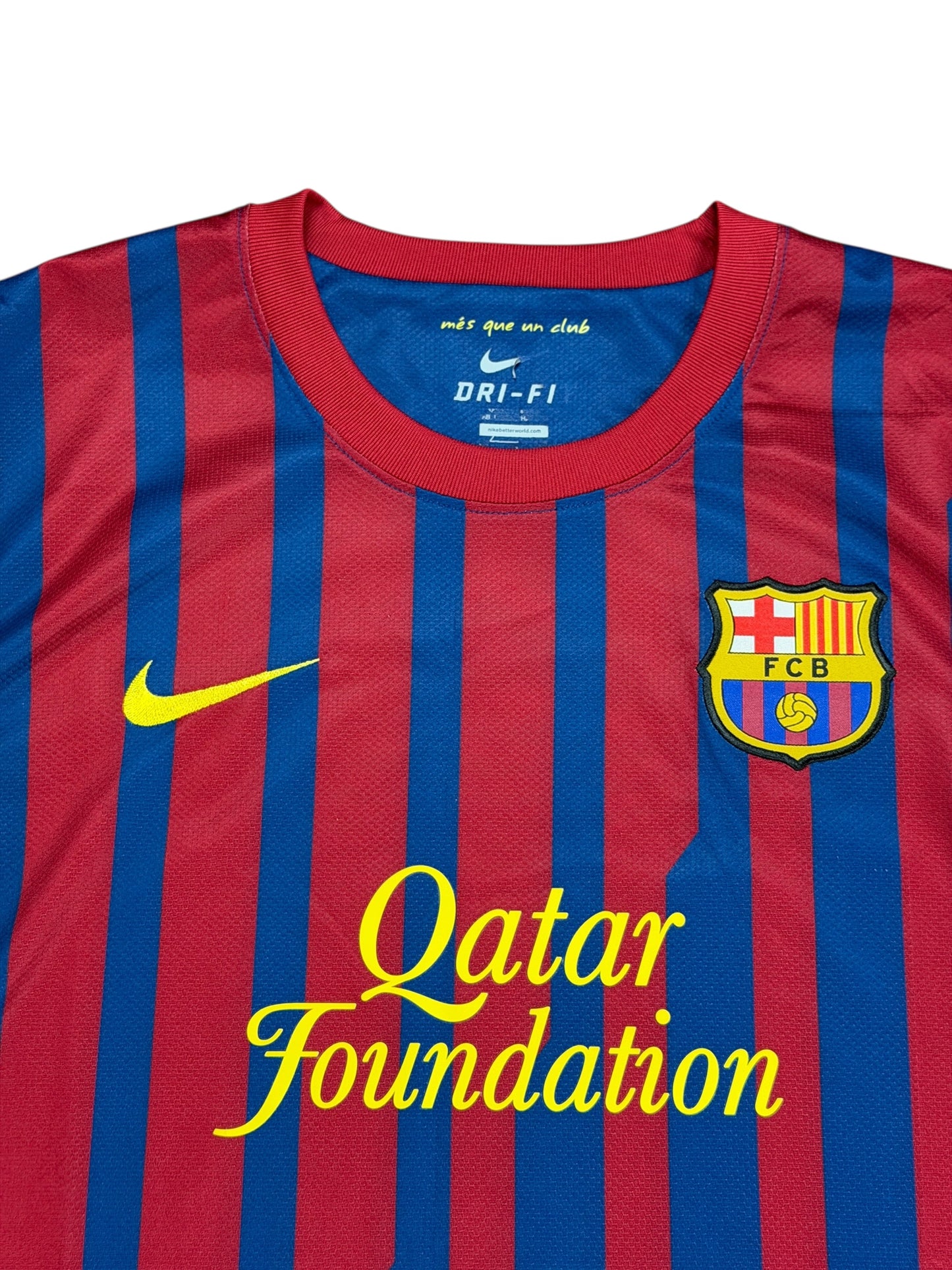 Barcelona 2011/12 David Villa Home Jersey