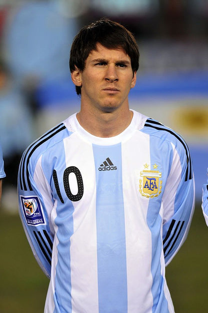 Argentina 2008 Messi Home Jersey
