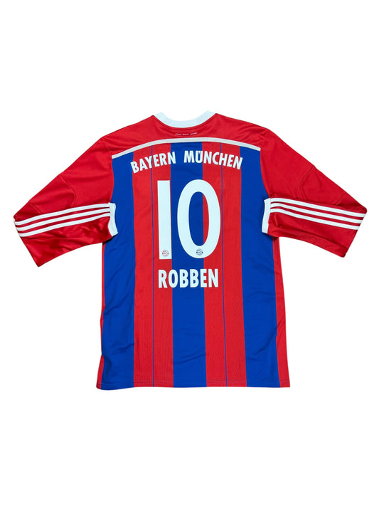 Bayern Munich 2014/15 Robben Long Sleeve Home Jersey
