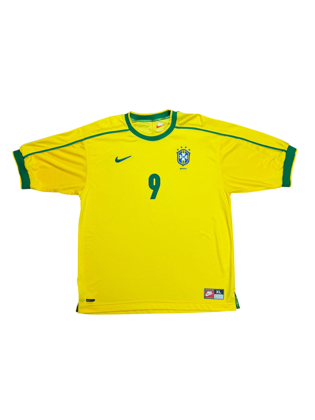 Brazil 1998 Ronaldo Home Jersey