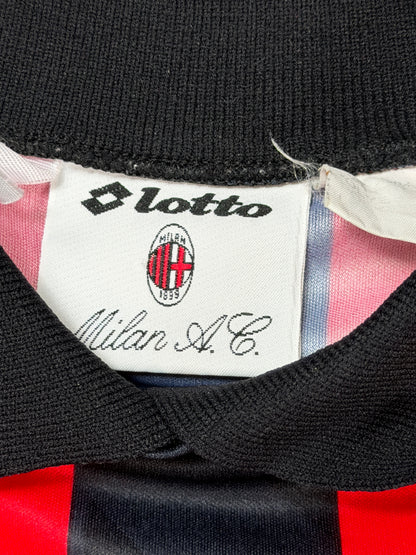 Ac Milan 1993/94 Long Sleeve Home Jersey