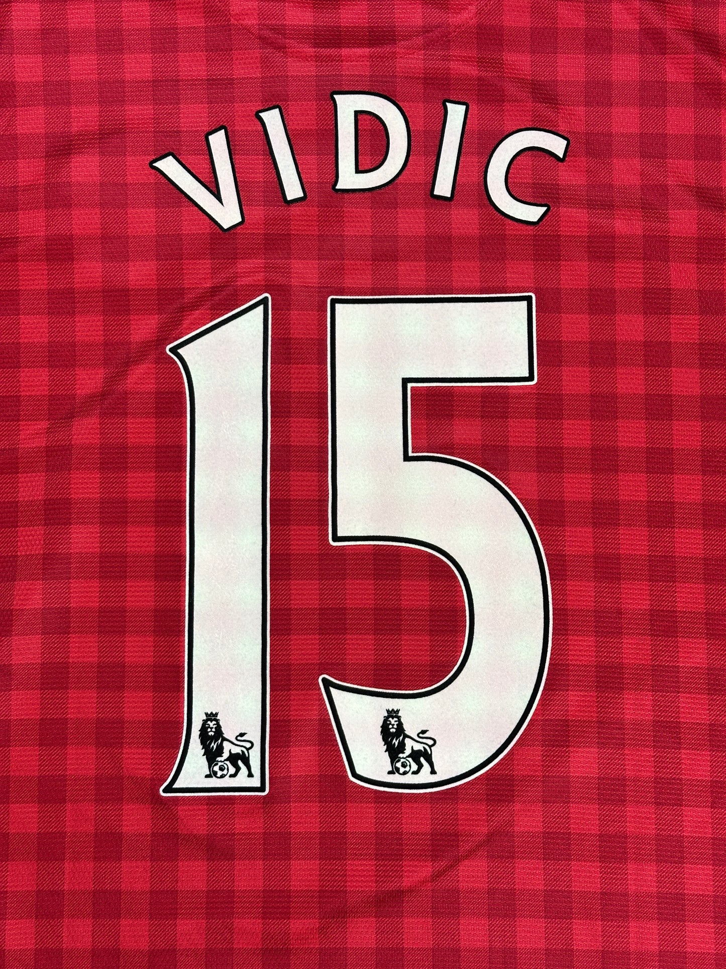 Manchester United 2012/13 Vidic Home Jersey