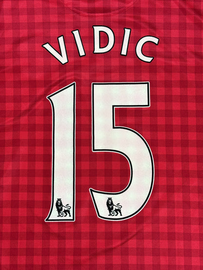 Manchester United 2012/13 Vidic Home Jersey