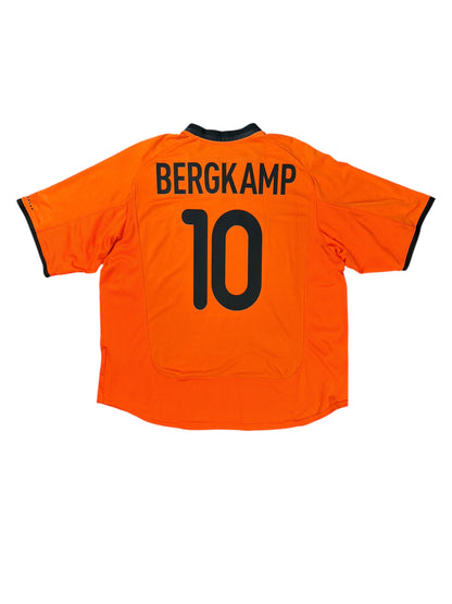 Netherlands 2000 Bergkamp Home Jersey