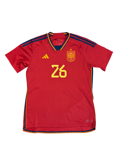 Spain 2022 Pedri Home Jersey
