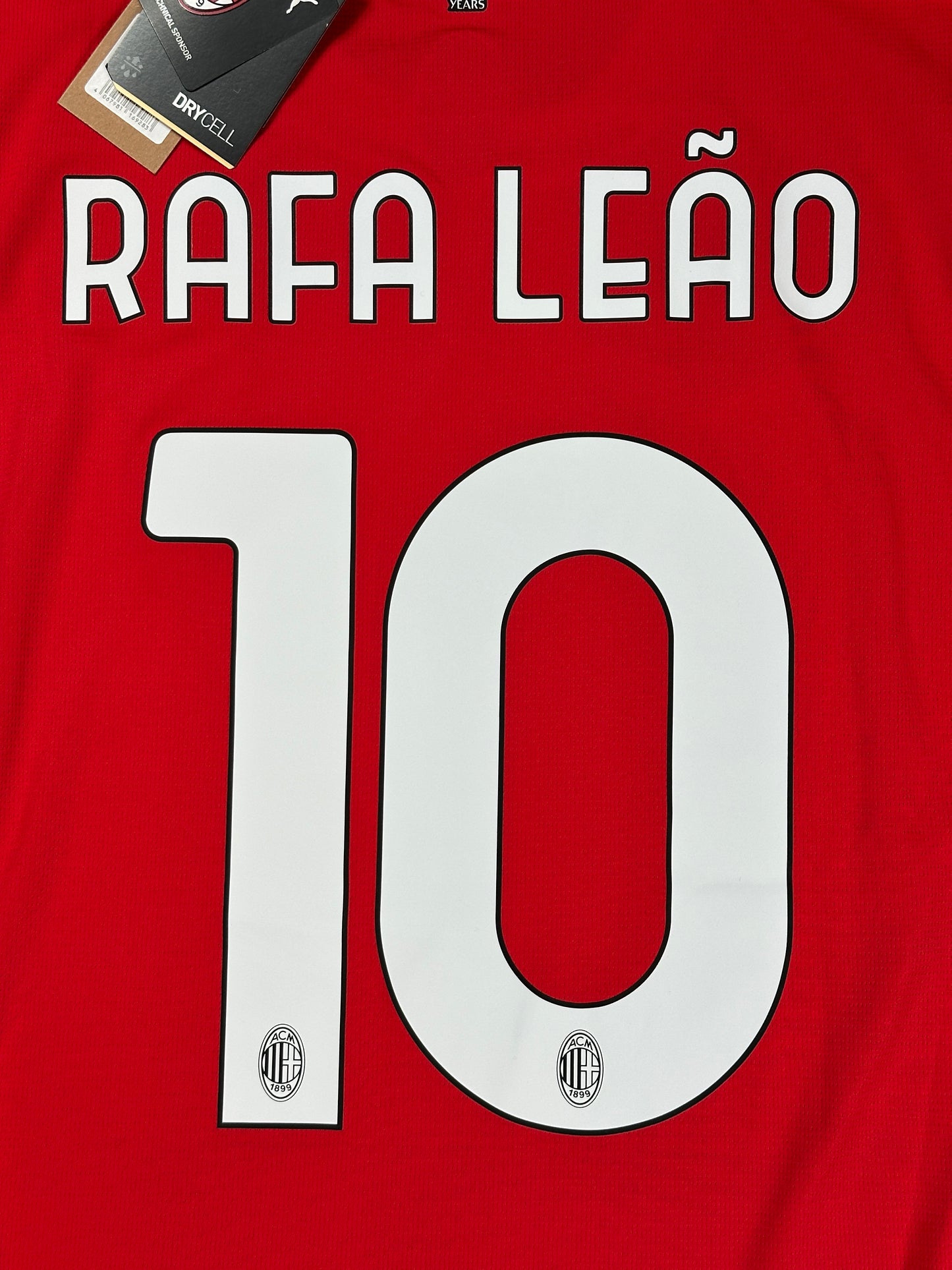 Ac Milan 2024/25 Rafael Leao Long Sleeve Home Jersey