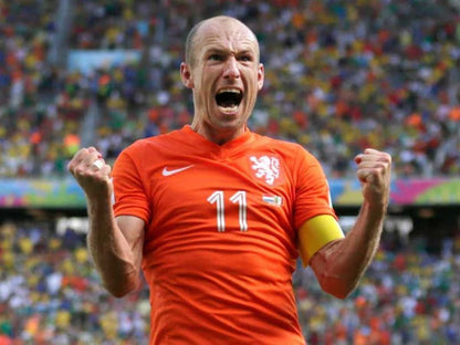 Netherlands 2014 Robben Home Jersey