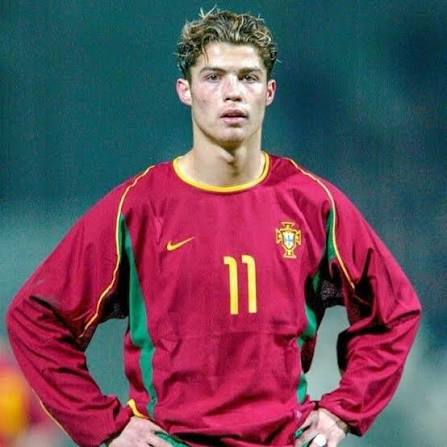 Portugal 2002 Cristiano Ronaldo Home Jersey