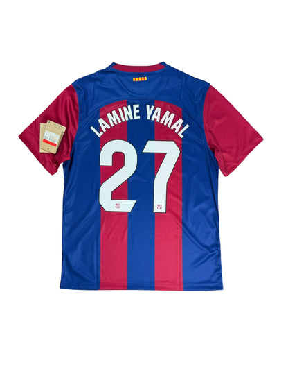 Barcelona 2023/24 Lamine Yamal Home Jersey
