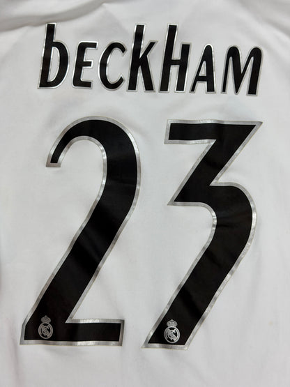 Real Madrid 2005/06 Beckham Home Jersey