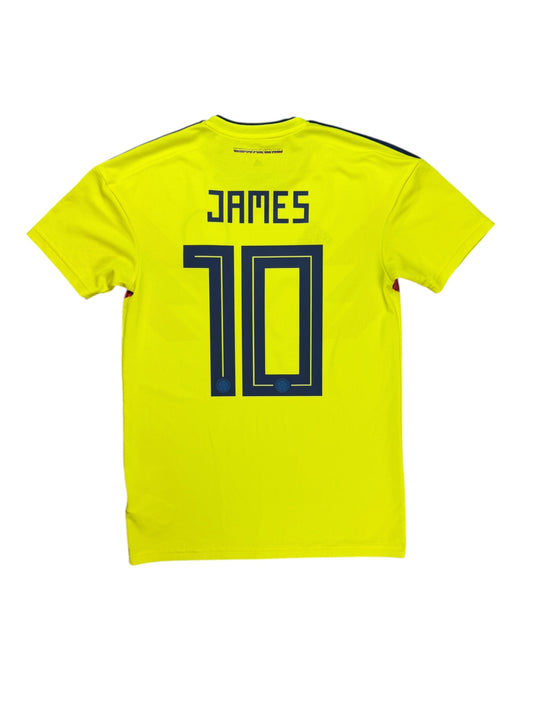 Colombia 2018 James Rodriguez Home Jersey